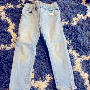 GAP elastic back light wash skinny leg jean size 4t